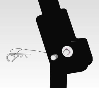Folding roll over protection system (ROPS) joint